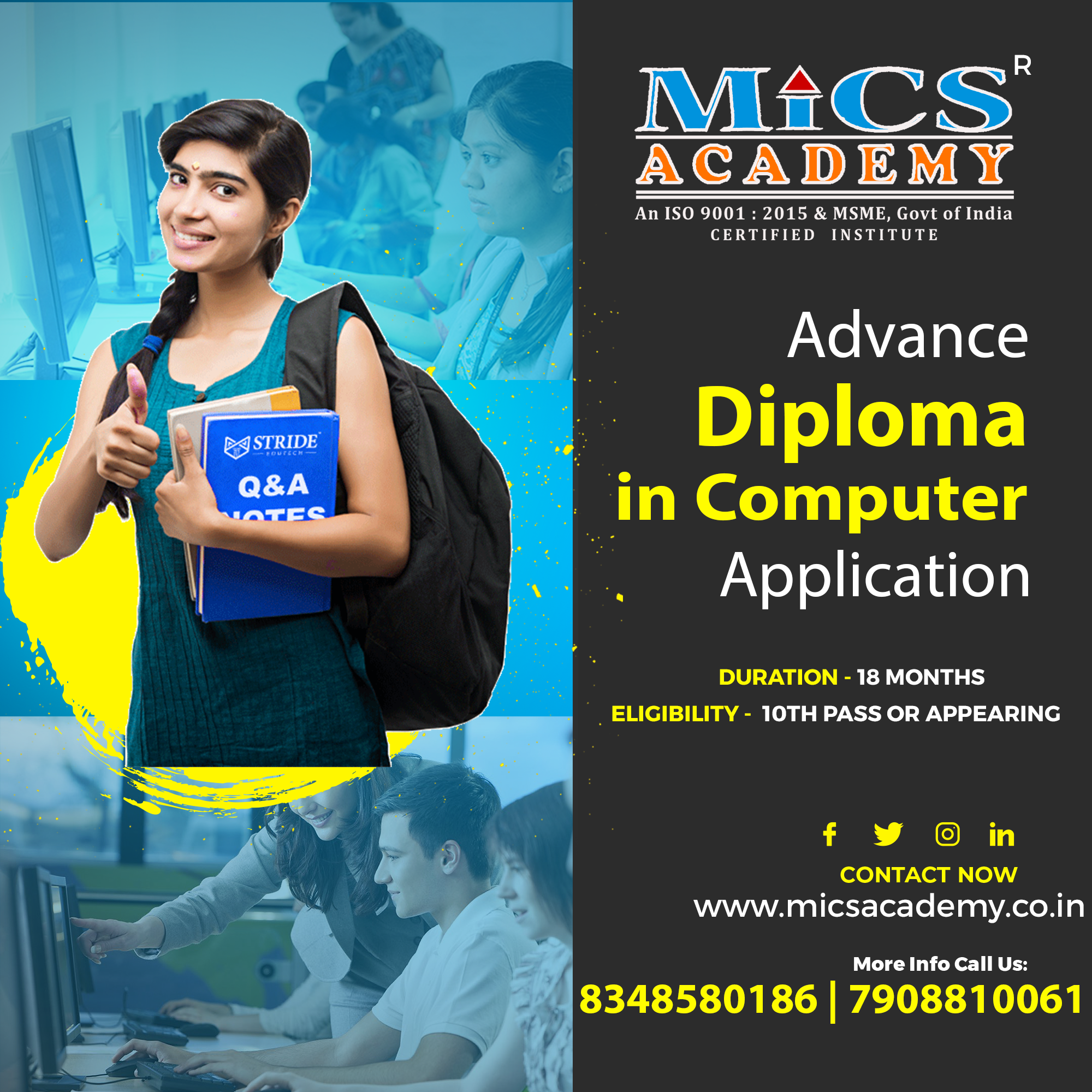 ADVANCE DIPLOMA IN COMPUTER APPLICATION