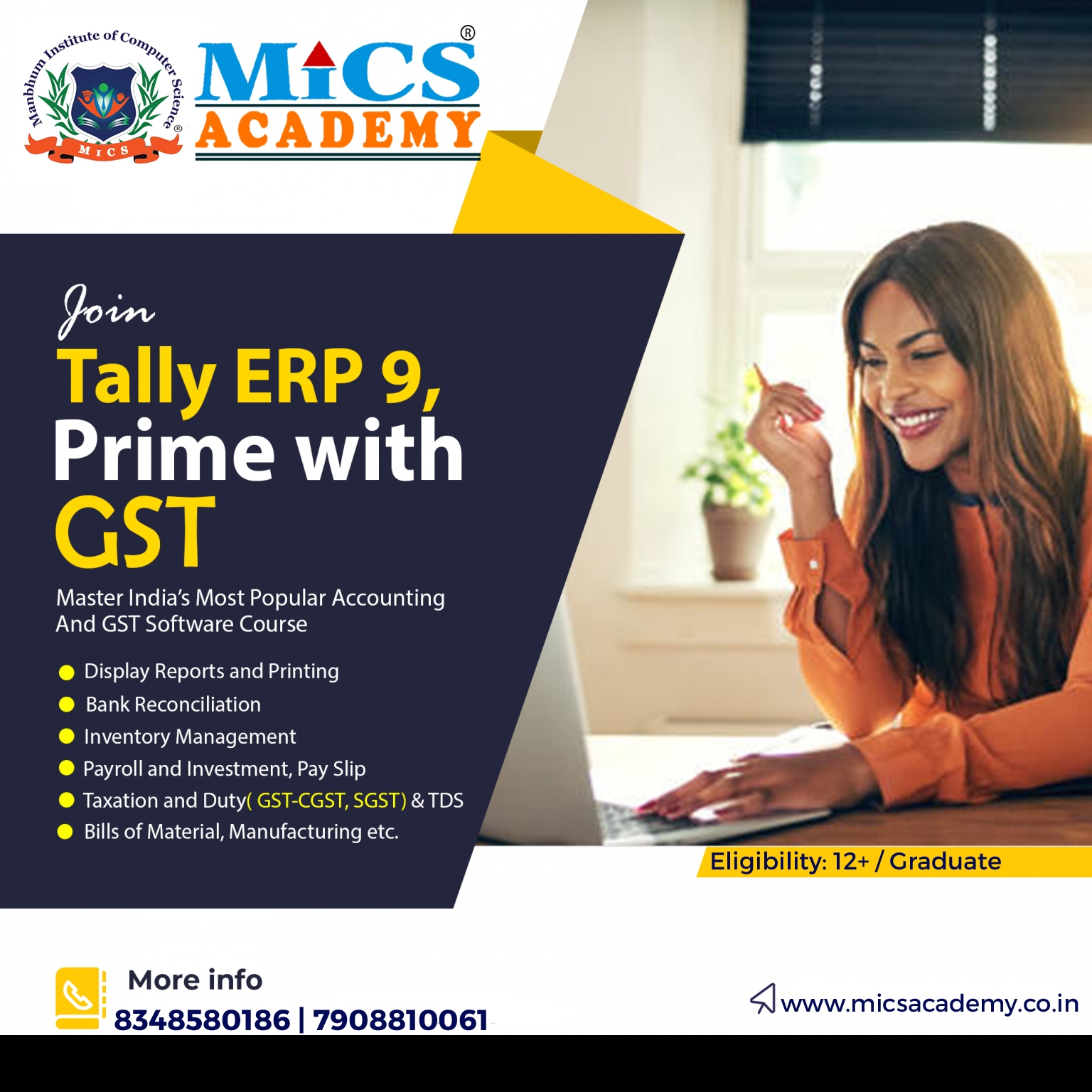 CERTIFICATE COURSE IN TALLY WITH GST